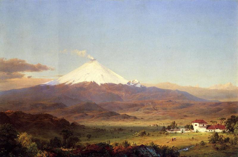 Frederic Edwin Church Cotopaxi Sweden oil painting art